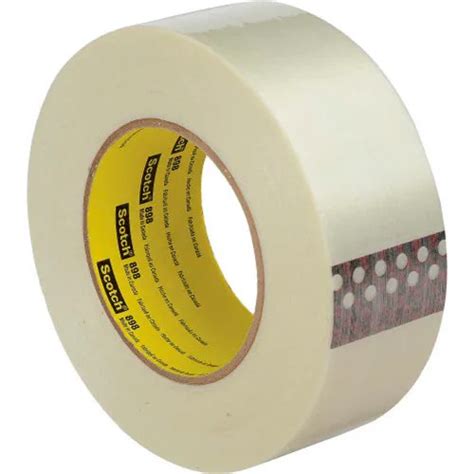 3M Filament Tape | 898 | 1 inch x 55 Yards | Box of 6 Rolls ...