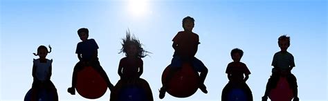 Styxon Bouncing Space Hopper Ball Hop Hopping Inflatable Bouncer ...