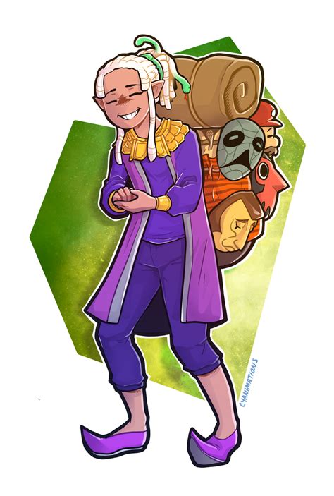 Happy mask salesman by CyanimationsA on DeviantArt