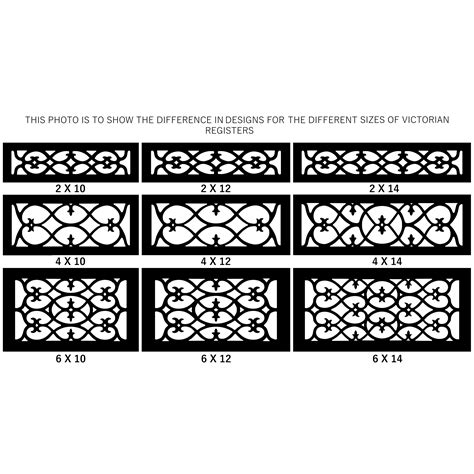Victorian Air Vents | Oil Rubbed Bronze Floor Registers > Scroll Floor ...