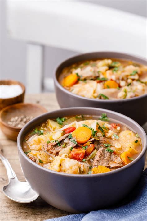 Instant Pot Corned Beef and Cabbage Soup (OMG!) - Miss Wish