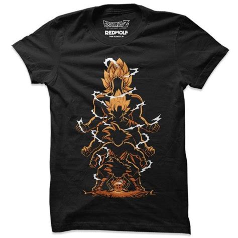DBZ Evolution DBZ Official T-shirt by Redwolf Now @Superherotoystore ...