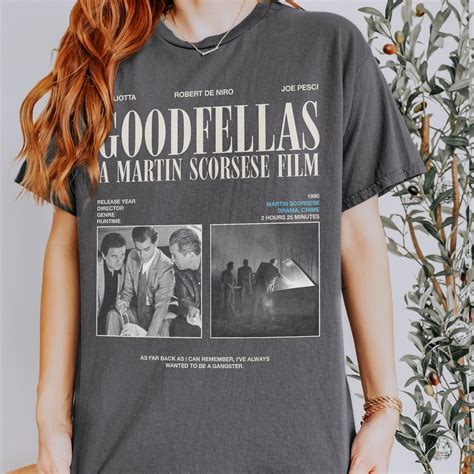 Goodfellas Movie T-shirt, Retro Martin Scorcese Gangster Mafia Film ...