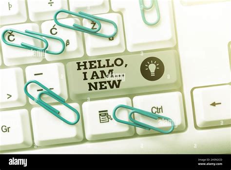 Image result for Hello I AM Sign