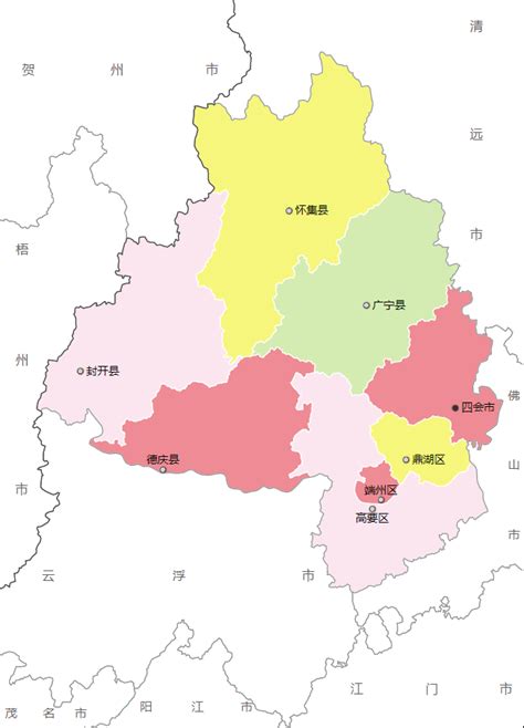 肇庆市各地驻地、人口、面积、行政区划代码、区号、邮编（肇庆市行政区划地图）_房家网