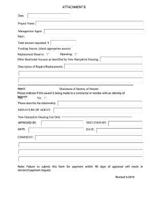 Attachment B - Request Form - New Hampshire Housing Finance ... - Nhhfa ...