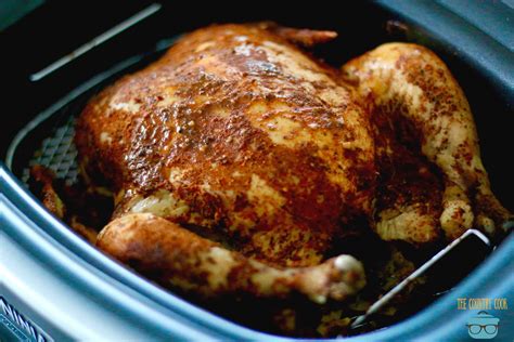 Crock Pot Whole BBQ Chicken - The Country Cook slow cooker
