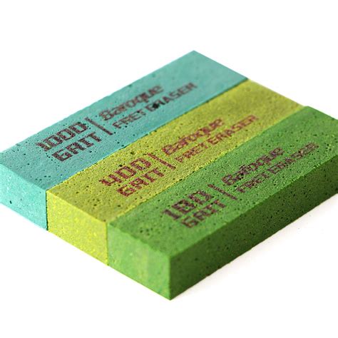 3pcs Fret Erasers Abrasive Rubber Blocks Guitar Fret Polishing Rubbers ...