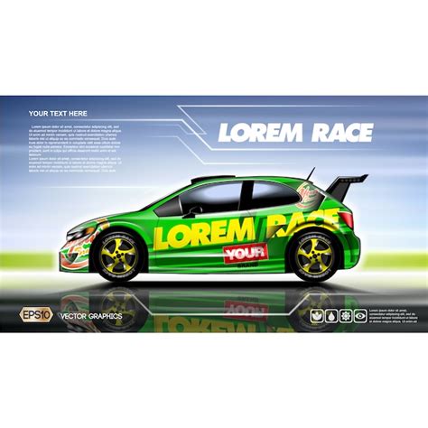 Racing car background design | Free Vector