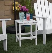 Image result for Small White Outdoor Table