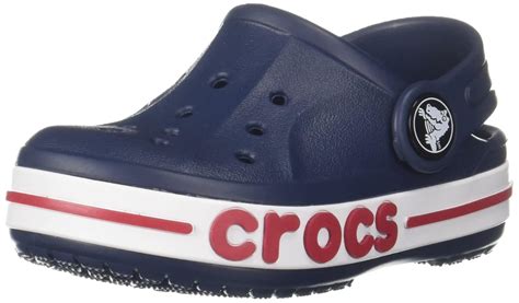Buy crocs unisex-child Bayaband Clog NAVY Clog - 2.5-3 Years, 7 Kids UK ...