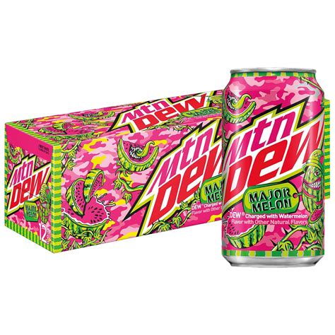 Mtn Dew Major Melon - Watermelon Flavored Soda, 12oz Nepal | Ubuy