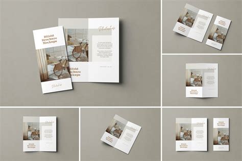 Bifold DL Brochure Mockups – MasterBundles