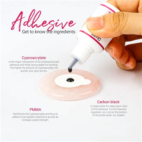 Ultra Adhesive Eyelash Extension Glue Fast Drying Long Retention Lash ...