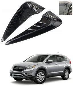 PRTEK Side Vent Trim, Pair Black Style Side Marker Fender Air Wing Vent ...