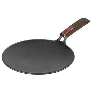 Buy EUGOR Now in India Pre Seasoned Cast Iron 26cm Roti Tawa Seasoned ...
