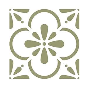 J BOUTIQUE STENCILS Wall Moroccan Tile Stencil T0055 for DIY Wall Decor ...