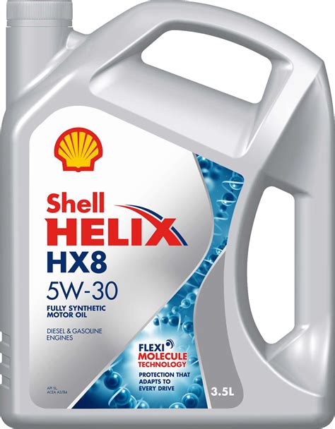 Shell Helix HX8 5W-30 API SN 3.5L Full-Synthetic Engine Oil (3.5 L ...