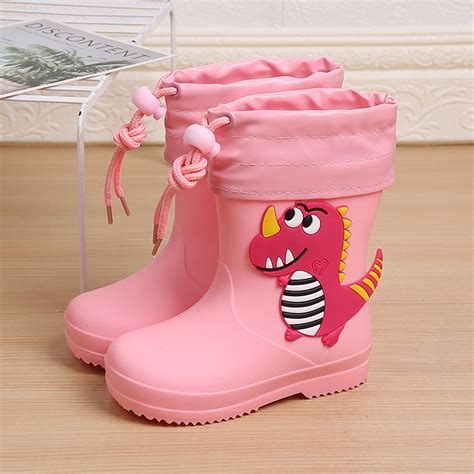CHUOU Classic Children Rain Boots Rubber Children Water Shoes Rain ...