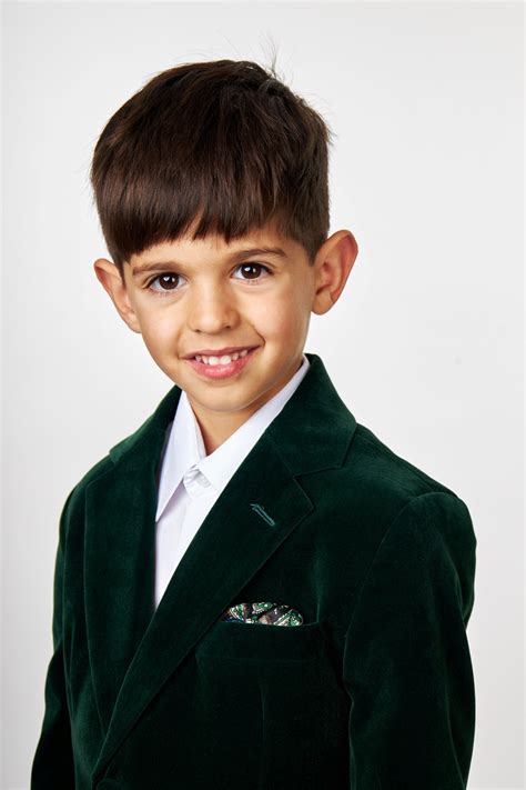 GARY - KIDS GREEN VELVET BLAZER – XPOSED