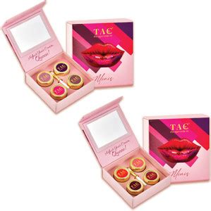 TAC - The Ayurveda Co. Lip And Cheek Tint Mini For Women Combo With ...