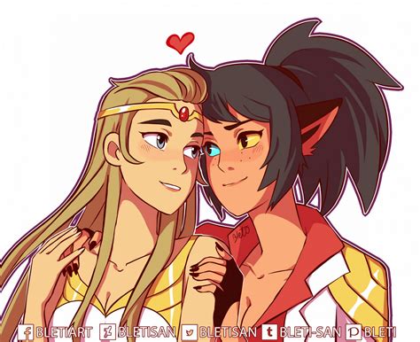 Adora and Catra by Bletisan on DeviantArt