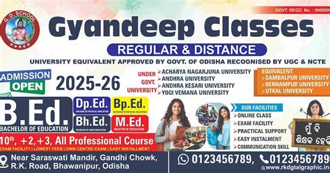 Gyandeep Classes Flex Banner Template – Fully Editable PSD Design ...