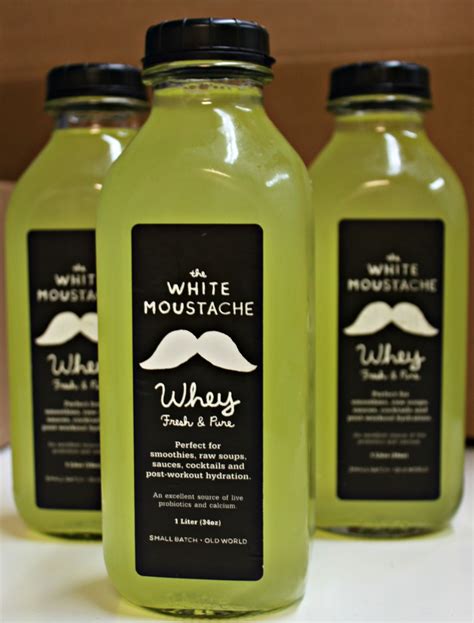 The White Moustache | Whey, Yogurt, Sweet whey