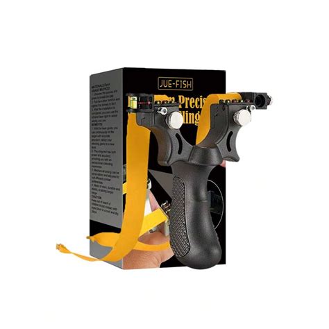 JUE-FISH Slingshot Aiming Light Flat Rubber Band Slingshot Outdoor ...