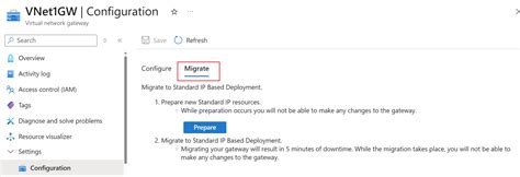 How to migrate a Basic SKU public IP address to a Standard SKU for VPN ...