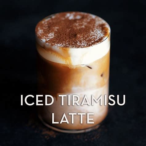 Iced Tiramisu Latte Recipe