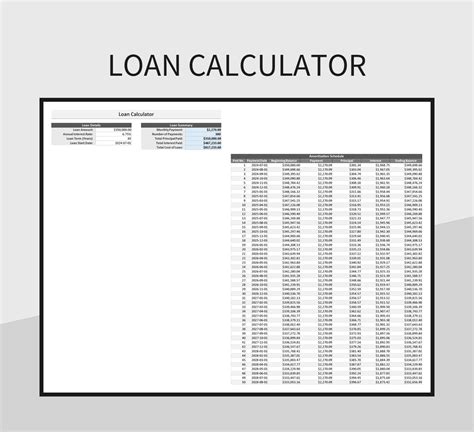 Simplify Loan Calculations With Our Loan Calculator Form Excel Template ...