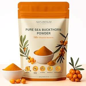 Naturesum Himalayan Sea Buckthorn Berries Powder 100% Organic (250g ...