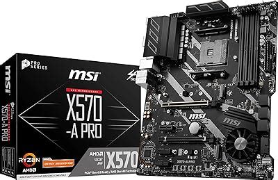 MSI X570-A PRO Motherboard AMD AM4, DDR4, PCIe 4.0, India | Ubuy