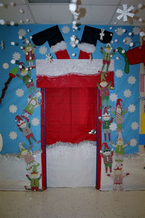 diy christmas classroom door decorations - Lorie Quinones
