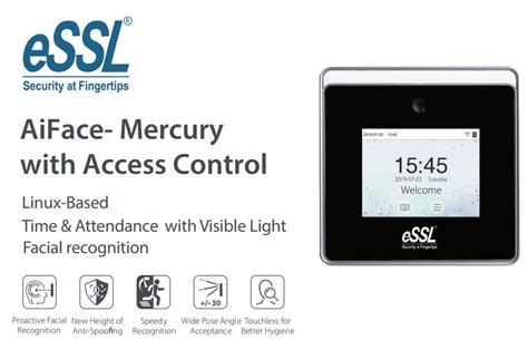 FACE - AIFACE- MERCURY WITH ACCESS CONTROL – Biometric Attendance System