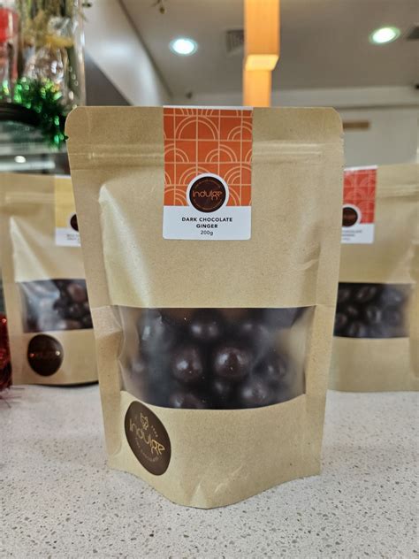 Dark Chocolate Ginger – Indulge Fine Chocolates