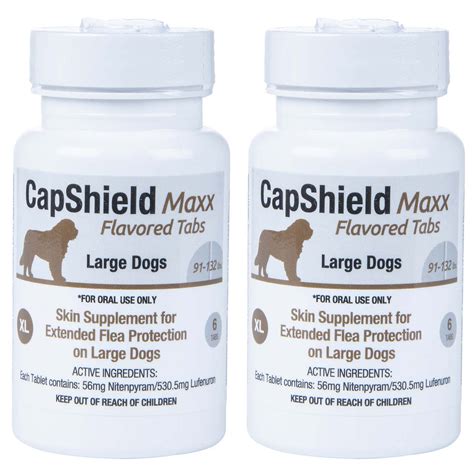 CapShield Maxx Flavored Tabs for Dogs, 6 ct — Jeffers