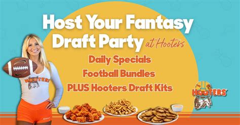 🏈 Fantasy Football Draft Party - at Hooters! 🏈 , 3869 Airport Blvd ...