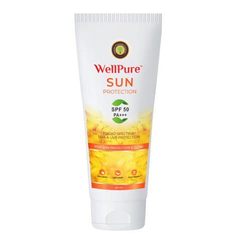 Sunscreen SPF 50 Cream for Daily Sun Protection & Radiance | WellPure