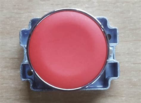 Push Button with out NO/NC contacts, Metal body,22 mm Dia, used for ...