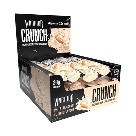 Buy WarriorCrunch - High Protein Bars - 20g Protein Each Bar - Low Carb ...