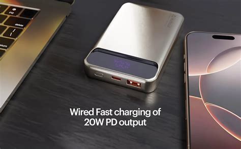 Stuffcool Click 10000mAh Slim Magnetic Wireless Powerbank Natural ...