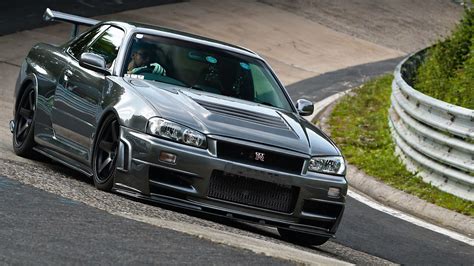 Turbo 850HP Legendary R34 Skyline Performance In Nürburgring Track