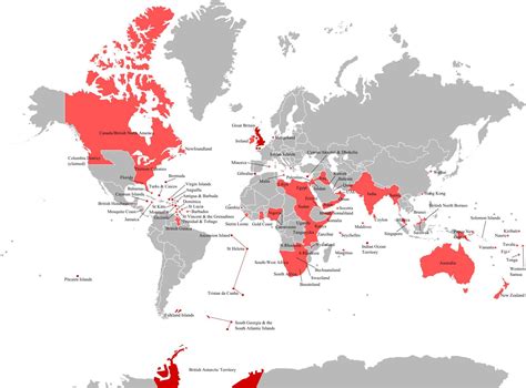 British Empire World Map Worldwide British Empire By AnalyticalEngine