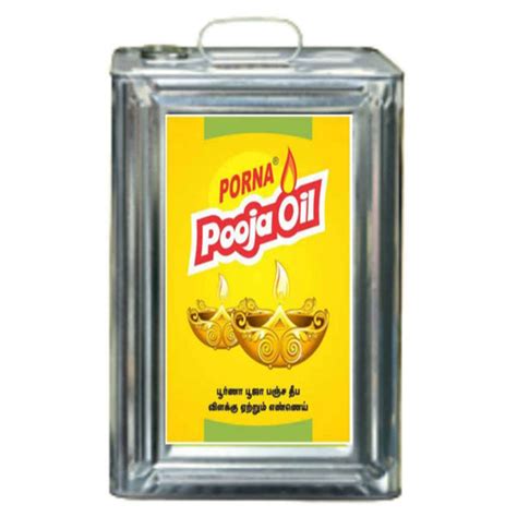 Buy Porna Pooja Oil 15 Kg Tin Online at Bestomart ...