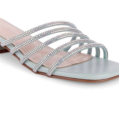 Buy Gabbana Rhinestone Embellished Flats | Lino Perros