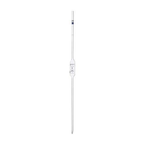 Volumetric Pipette, 25mL - Class A - Blue Markings - Borosilicate Glass ...