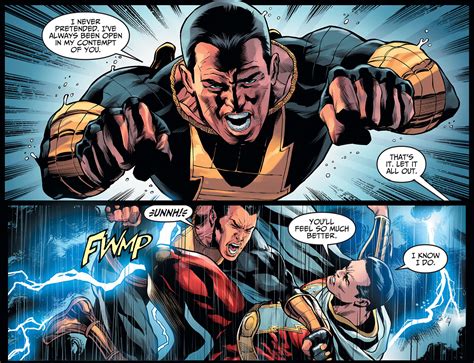 Black Adam Vs Shazam Injustice Injustice Gods Among Us Shazam Is