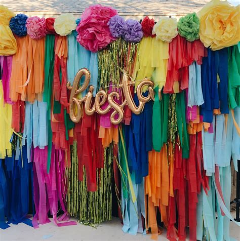 Fiesta Backdrop in 2020 | Mexican party decorations, Mexican party ...